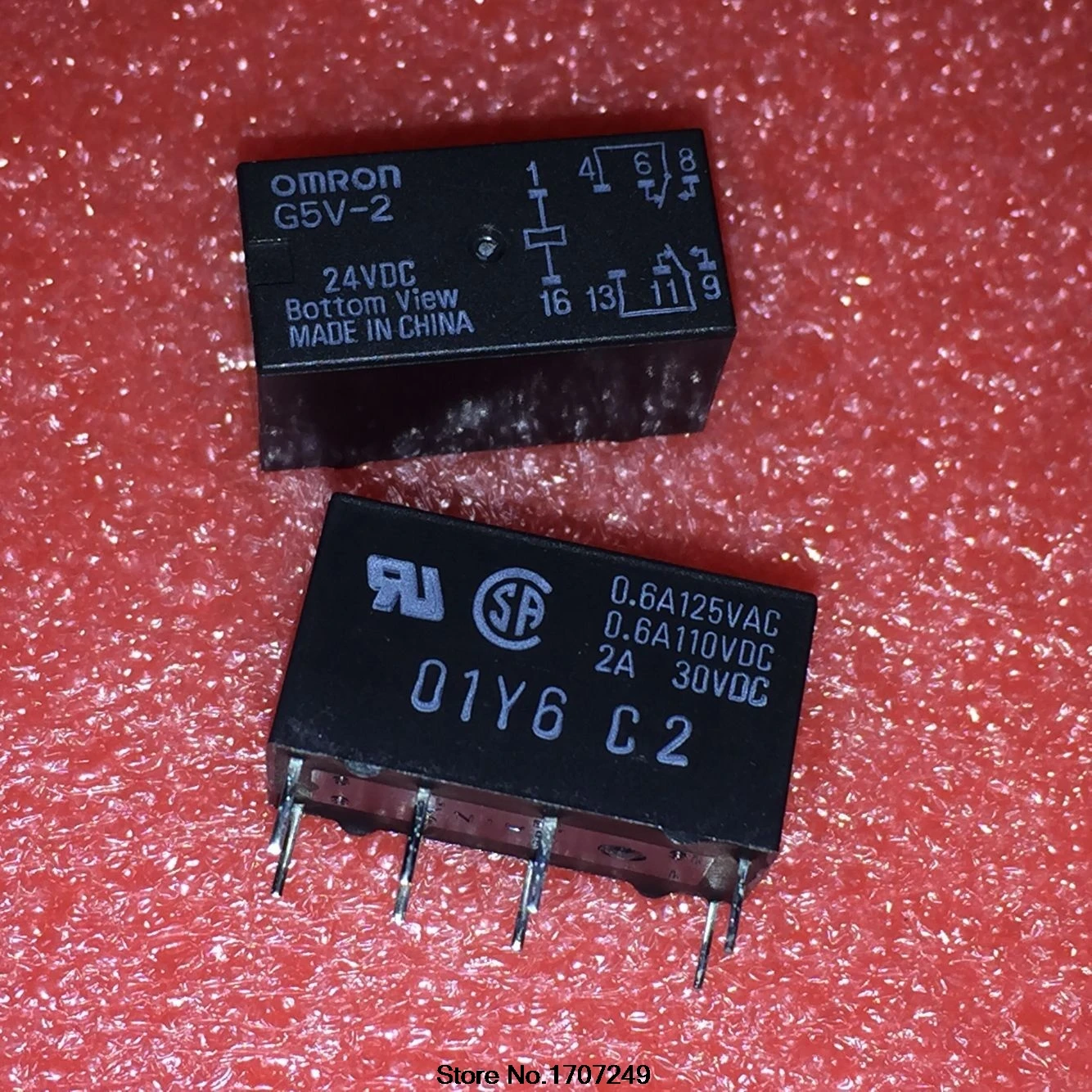 Реле Omron G5V-2 G5V-2-24V 24 В постоянного тока G5V-2-DC24V G5V-2-24VDC 2 А DIP8 50 шт. | Обустройство дома