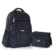 2Pcs/Set Diaper Backpack Mummy Maternity Nappy Bag Large Capacity Baby Bag Travel Backpack Designer Nursing Bag for Baby Care new arrival baby diaper bag 73003 fashion mummy maternity nappy bag large capacity baby bag travel backpack designer nursing bag