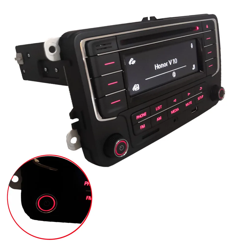 Автомагнитола RCN210 с Bluetooth cd-плеером USB AUX SD MP3 для Volkswagen GOLF TOURAN TIGUAN PASSAT POLO