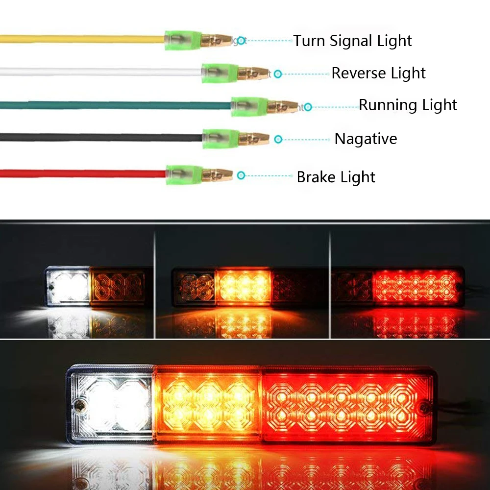 Car Taillight Reversing Running Brake Turn Lights