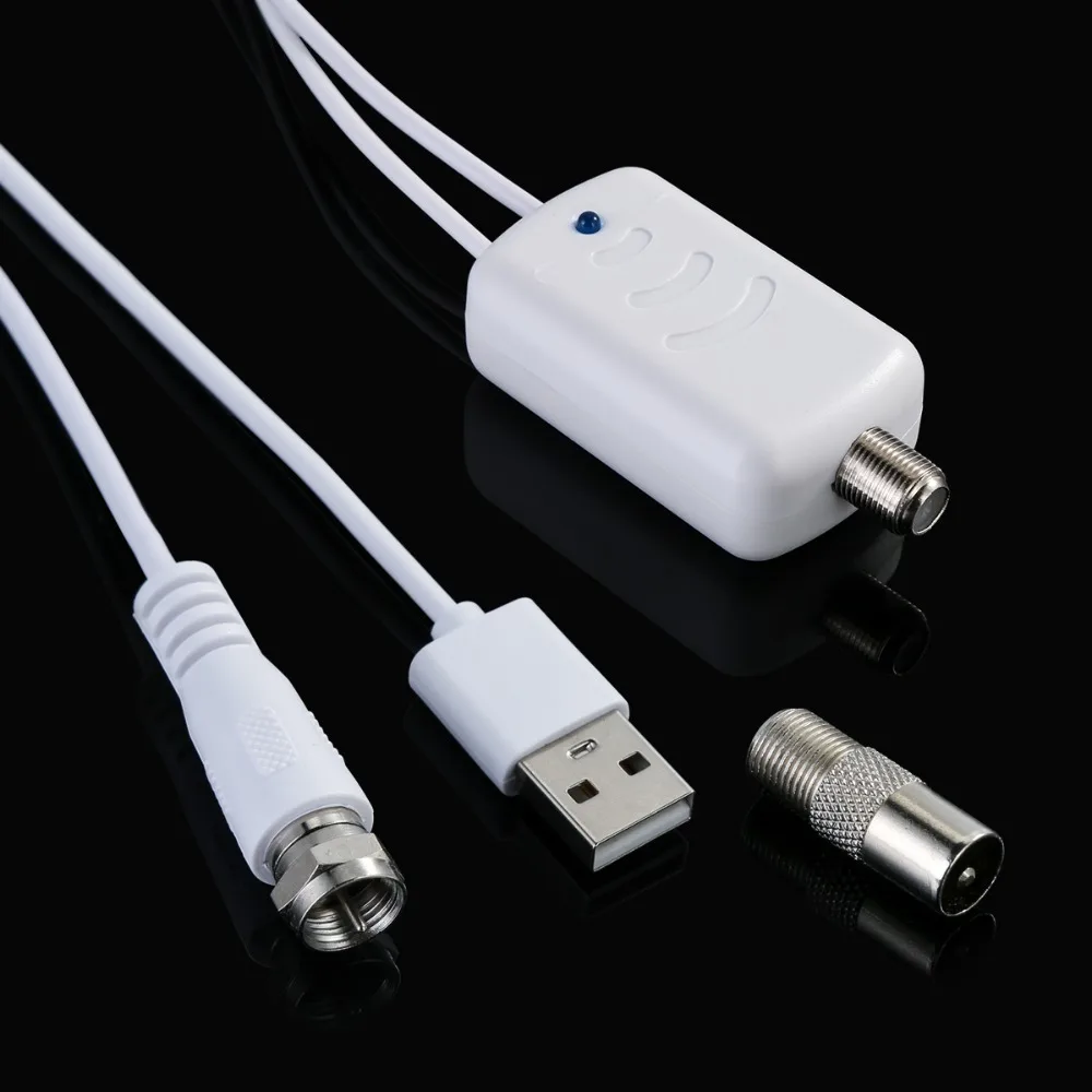 Newest white Antenna Amplifier Professional HDTV Amplifier Low Noise