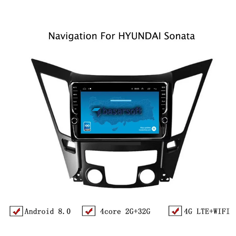 

9" Android 6.0/8.0/8.1 Car DVD GPS Navigation For Hyundai Sonata 8 Sonata YF 2010-2015 Car Radio Head UnitWith WIFI/4G LTE