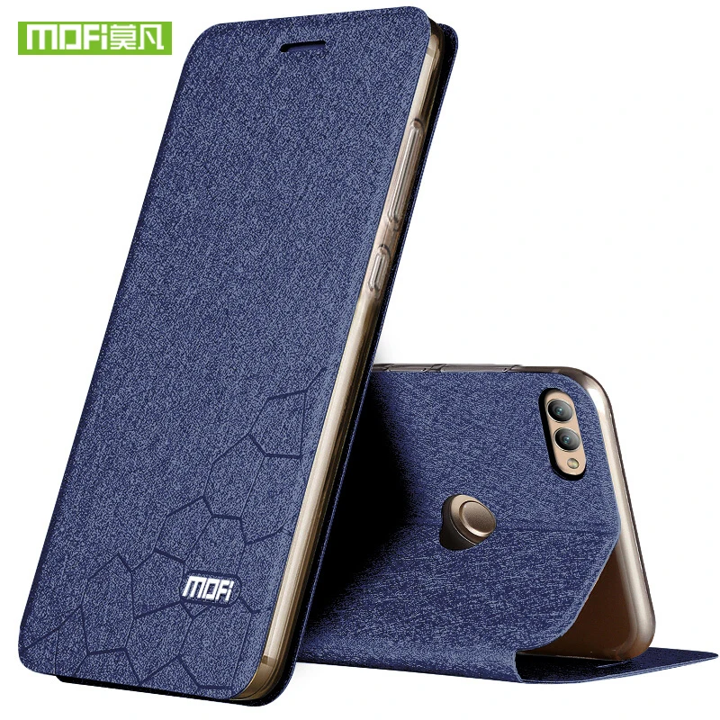 Чехол Mofi для Huawei Y9 2018 роскошный мягкий силиконовый чехол из ТПУ кожаный телефона Y
