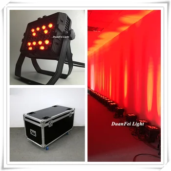 

8 unites+case High Quality outdoor led dmx wall washer waterproof wall washer led rgbw city color Light 54x3w