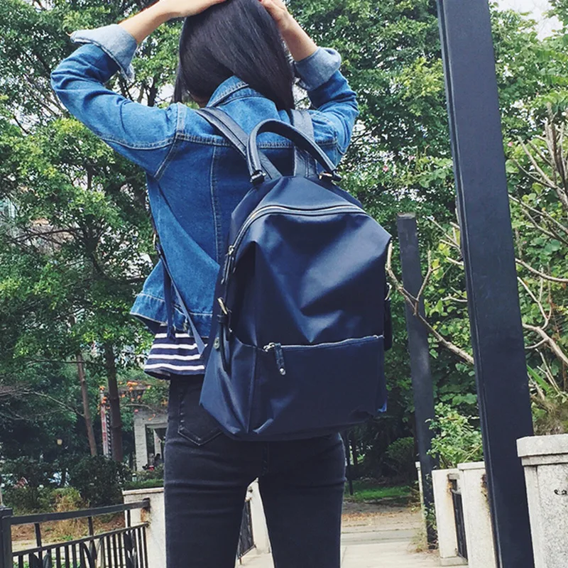 

New Computer Nylon Backpack Oxford Cloth Waterproof Student Backpack Fashion Leisure Travel Backpack Outdoor Sports Backpack
