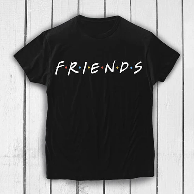 S 3XL Plus Size FRIENDS T Shirt Harajuku Letter Print Summer Tops