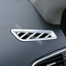 For Hyundai Elantra Avante 2016 2017 ABS Matte Car Interior Front Air Conditioning Vent Outlet Frame Cover Trim accessories 2pcs