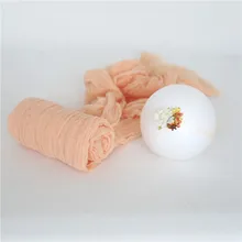 Комплект из марли и повязки на голову, газовое хлопковое крашенное шерстяное одеяло, реквизит для фотосъемки новорожденных