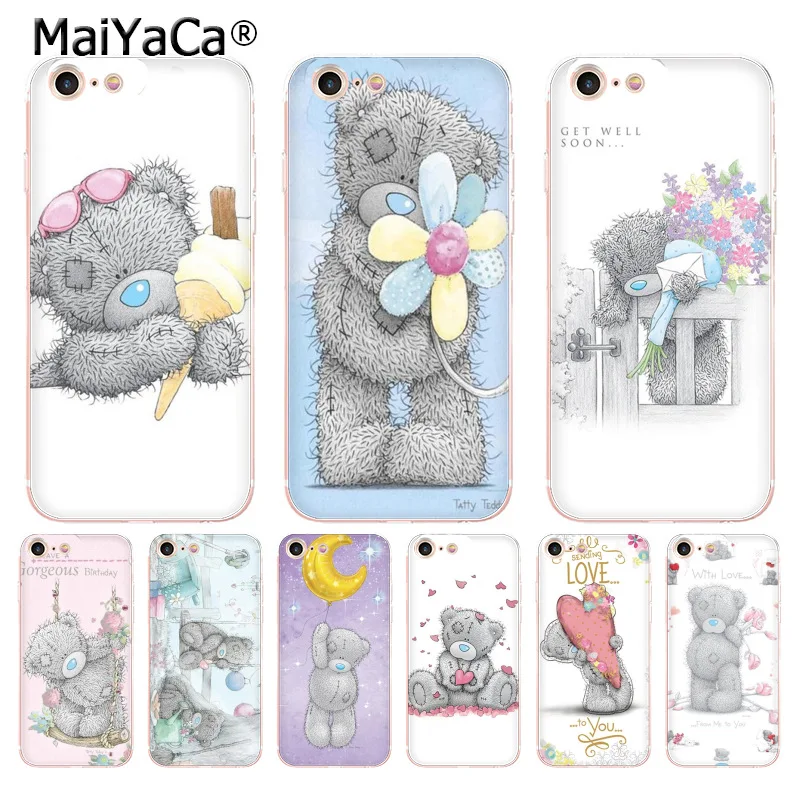 MaiYaCa Me To You Bear прозрачный мягкий ТПУ чехол для телефона iPhone X 6 6s 7 7plus 8 8Plus 11pro max5S
