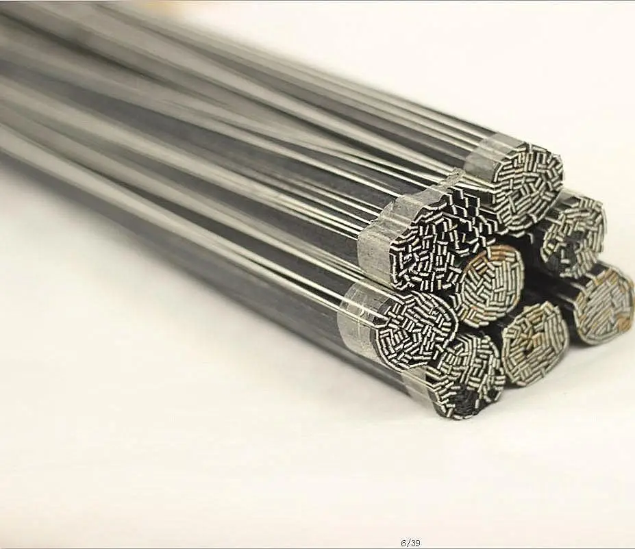 Wholesale 500 Wood Strips Inlay Material Violin Back Purfling Black