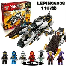Compatible ilegoes 70595 lepin 06038 Ninjagoes Ultra Stealth Raider Ninja Minifigures Building Blocks Bricks Toys for