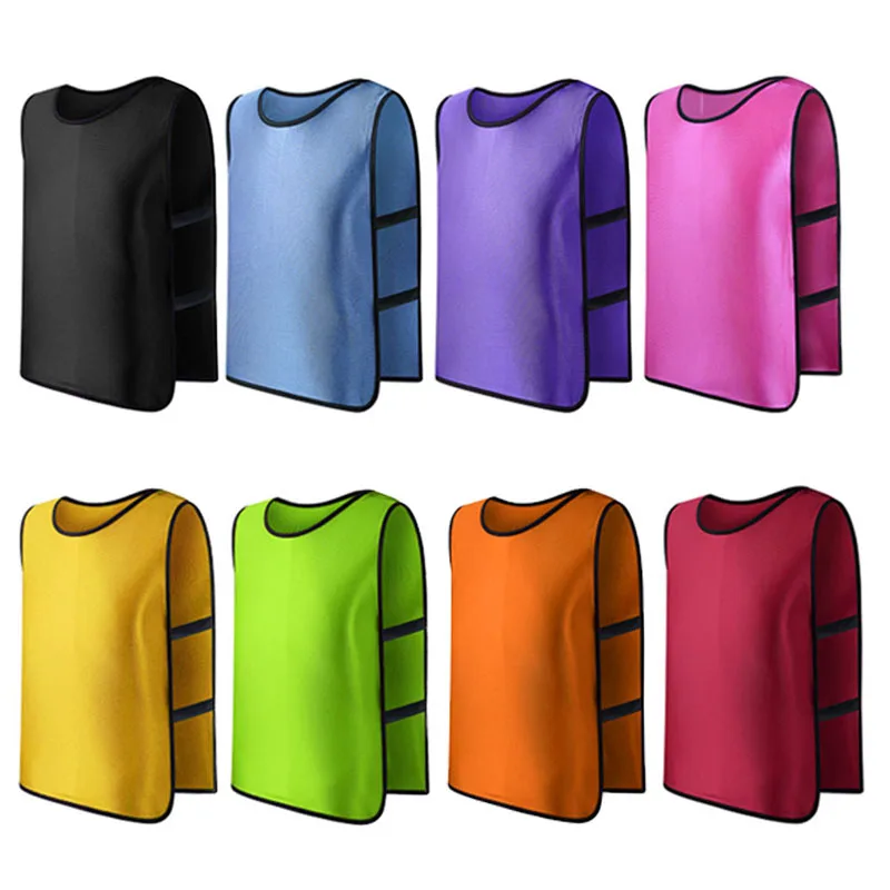 

Team Football Soccer Training Adults Pinnies Jerseys Scrimmage Vest Plus Size #A