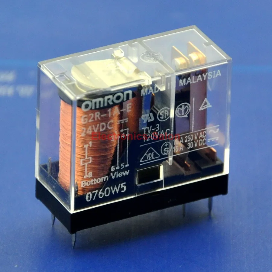 (10 шт./лот) реле мощности 16 ампер SPST NO 24 В DC.|relay 16|relay powerrelay 24v dc |