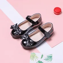 Spring Autumn Girls Black School Shoes Kids Princess Dancing Dress Shoes Girls Childrens Student Leather Shoes 5 6 7 8 9 10-16T yuyaobaby black 16t