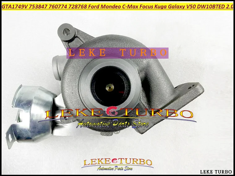 GTA1749V 753847 753847-5002S 760774 760774-0003 728768 728768-0004 3M5Q6K682CD Turbo For Ford Mondeo C-Max Focus Kuga Galaxy Volvo V50 DW10BTED 2