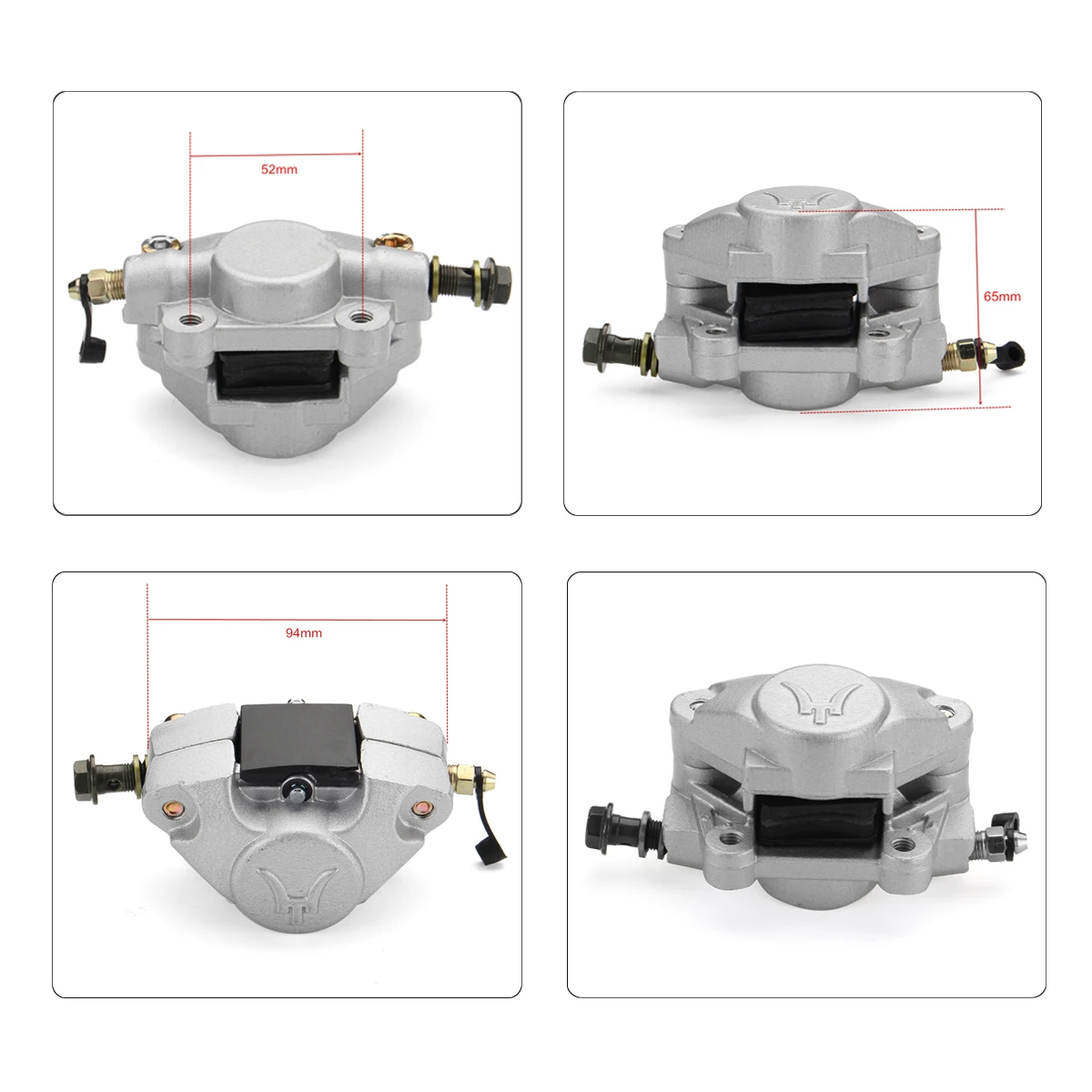 Новый сзади диск Тормозной суппорт Системы Pad ATV насос, пригодный для 50cc 70cc 90cc 110cc китайский ATV Quad Go- kart Taotao SunL