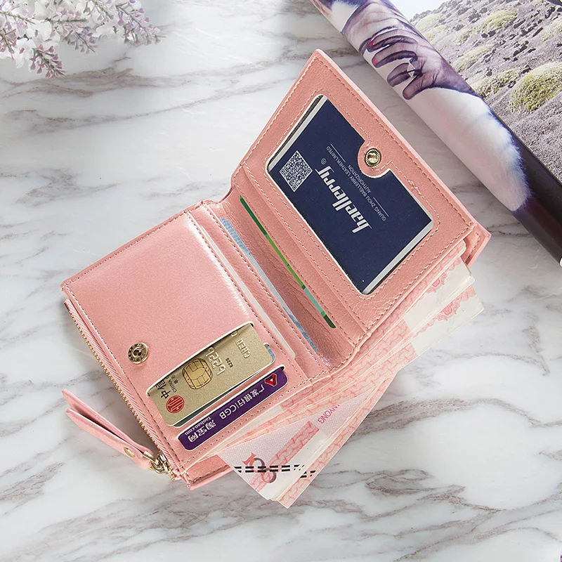 Роскошный брендовый Топ кожаный мини кошелек женский маленький кошелек женский кошелек на молнии Держатель для карт милый Дамский кошелек W159
