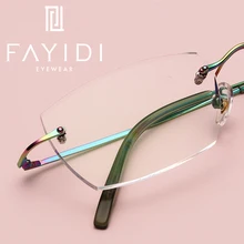 Модная металлическая оправа для очков брендовая дизайнерская оптическая прозрачная компьютерная рамка для очков# F144