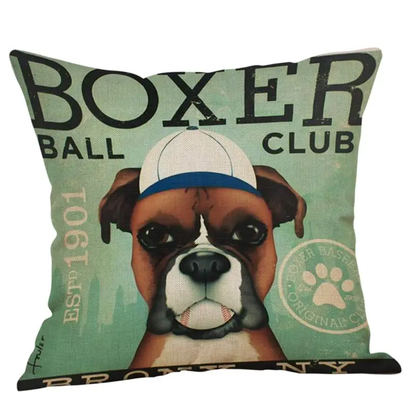 

Animal Print dog Pillow Case Sofa Waist Throw square Cushion Cover Home Decor pillow covers decorative pillowcase seat cojines
