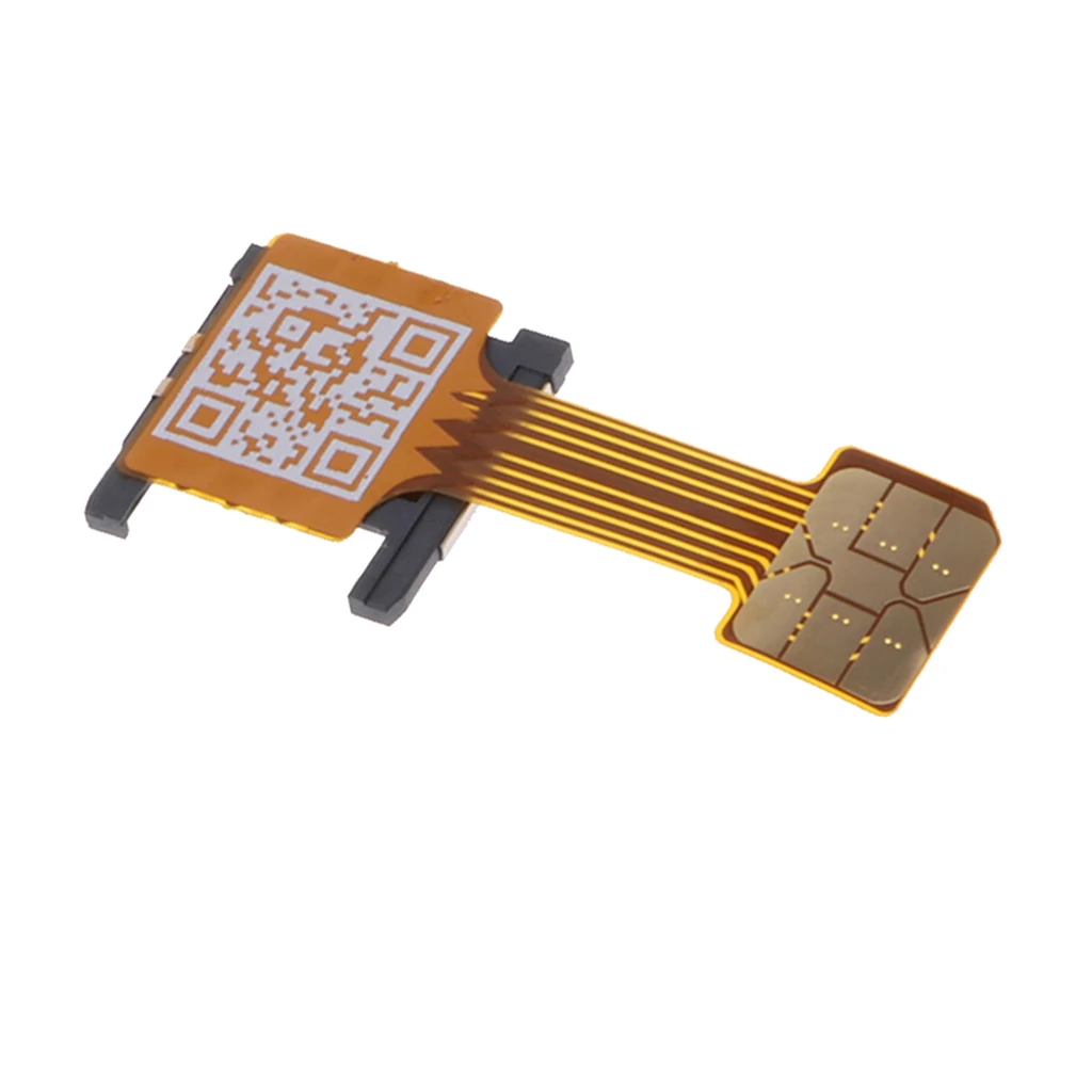 Dual SIM Card TF Card Adapter Extender Nano Micro Mini SIM Standby Flex Cable for Android