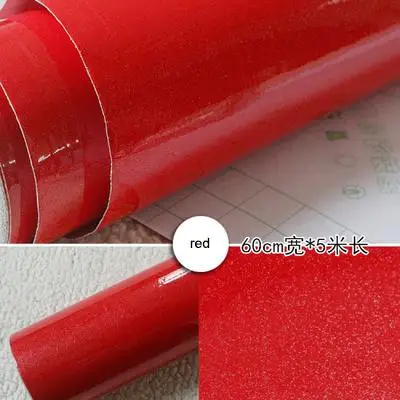 Перламутровый белый DIY декоративная пленка ПВХ самоклеющиеся обои мебель ремонт наклейки кухонный шкаф водонепроницаемые обои - Цвет: Pearl red