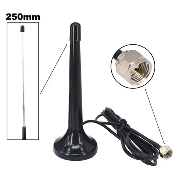 

10piece/lot Telescopic Digital Freeview 16dbi ~ 17dbi gains DVB-T TV HDTV Antenna Aerial F male connector