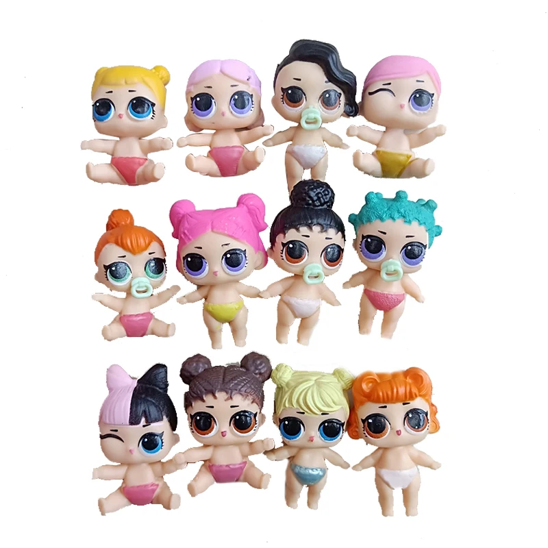 

12Pcs dolls different styles original series sister color dolls change you can choose doll action figures for Kids free shipping