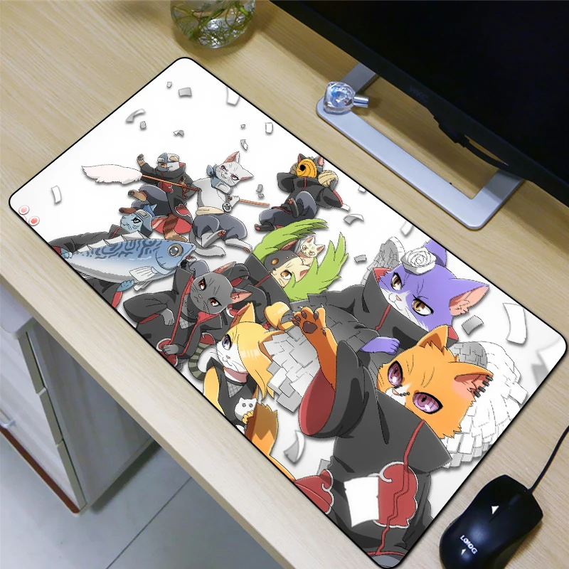 

FFFAS 80X40cm Gaming mouse pad Famous Japanese animation Naruto series Lovely animal tissue Notebook computer PC Peripheral