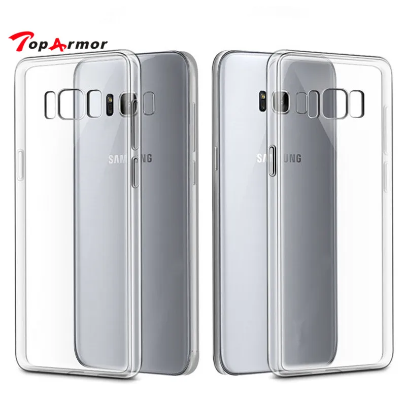 Для Samsung Galaxy S8 G9500 прозрачный ТПУ Мягкий силиконовый чехол для задней панели