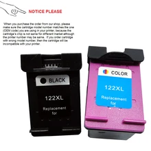 2 шт. заменяемая картридж для HP 122 для HP122XL CH561HE CH562HE Для Hp Deskjet 1050/2050/2050 S/D1010/1510/2540/4500