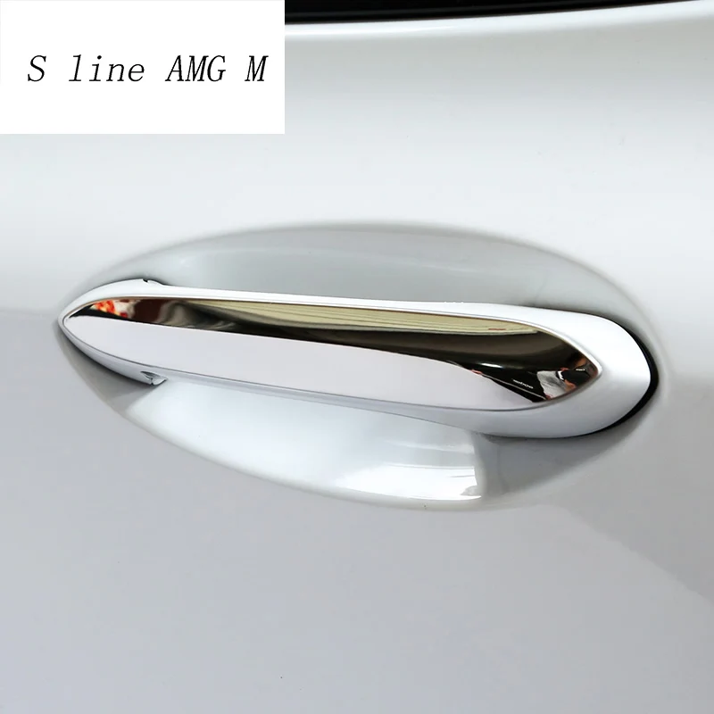 

Car Styling Outer Door Bowl And Handle Protective Stickers Covers decoration Trim for BMW X3 F25 G01 2013-2018 Auto Accessories