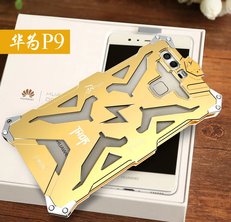 For Huawei P9 Lite G9 luxury aluminum frame phone case P9G9 PC Heavy Duty Phone Protect Cover Metal | Мобильные телефоны и