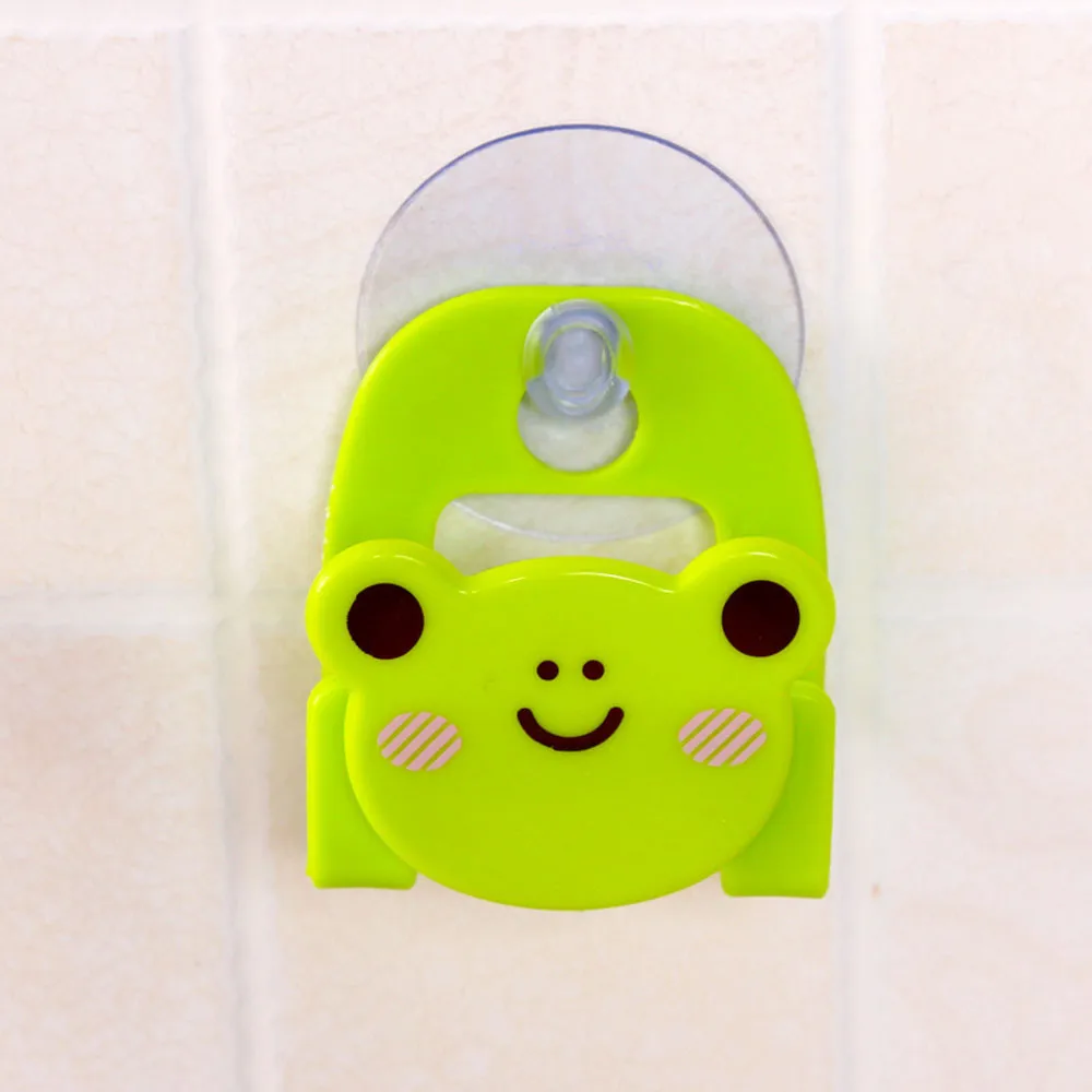 Carton Dish Cloth Sponge Holder Rack With Suction Cup Cute animal sucking sink storage shelf container drop shipping