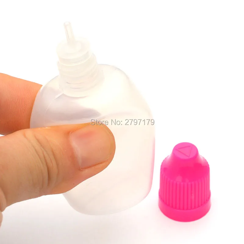 Шт. 1 шт. мягкий стиль PE 30 мл бутылка Пластик капельница бутылочки с защитой от детей кепки для E жидкости пустой бутылки