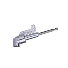 1/4″ Inch Magnetic Angle Driver Bit Adapter Screwdriver 105 Degree Adjustable Thumb Flange Off-Set Power Head Power Drill Driver