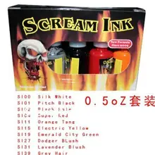 10 Цвета набор для приготовления чая 1/2 унции татуировки Scream чернила 15 мл/бутылка AAA