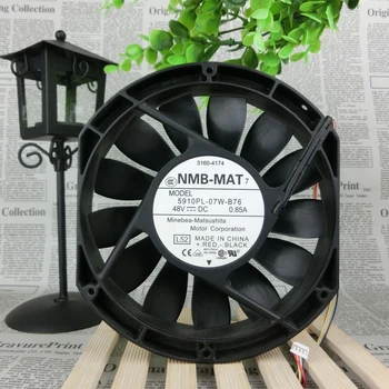 

NMB 17025 0.85A 17CM 5910PL-07W-B76 48V four wire slim chassis cooling fan