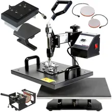 combo heat press machine 8in1,6 in 1 combo heat press machine