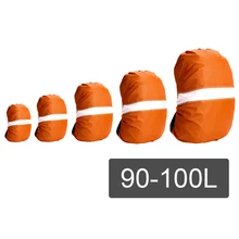 Дождевик рюкзак светоотражающий 90L 95L 100L водонепроницаемый мешок камуфляж тактический Открытый Кемпинг Туризм Альпинизм пыль дождевик