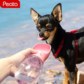 

Pet Dog Water Bottle For Small Large Dogs Outdoor Pet Dispenser Portable Travel Puppy Cat Drinking Bowl Feeder Pet Product Y