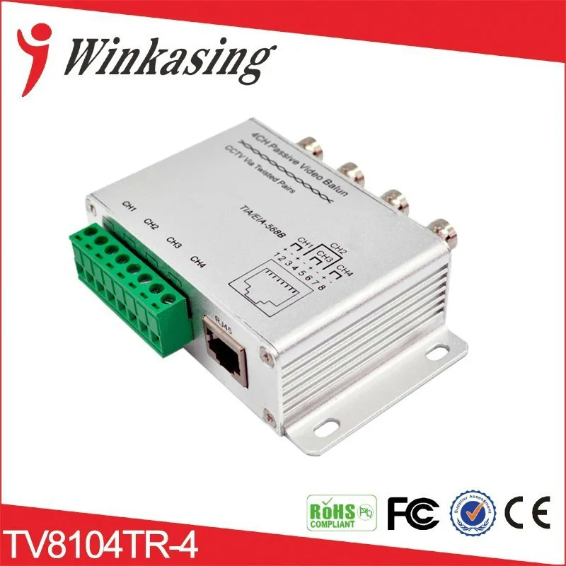 CCTV 4Ch DVR BNC UTP RJ45 пассивный видео балун Камера Cat5 трансивер безопасности Видео