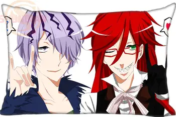 

Custom Pillowcase Grell Sutcliff full rectangle Zipper Pillow Throw Pillow Case Cover 45x35cm(One Side) Printed