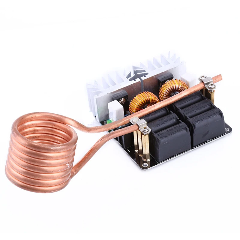 New 1000W ZVS Low Voltage Induction Heating Heater DIY Board Module with Tesla Coil DIY tools