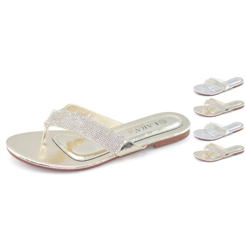 white sparkly flip flops