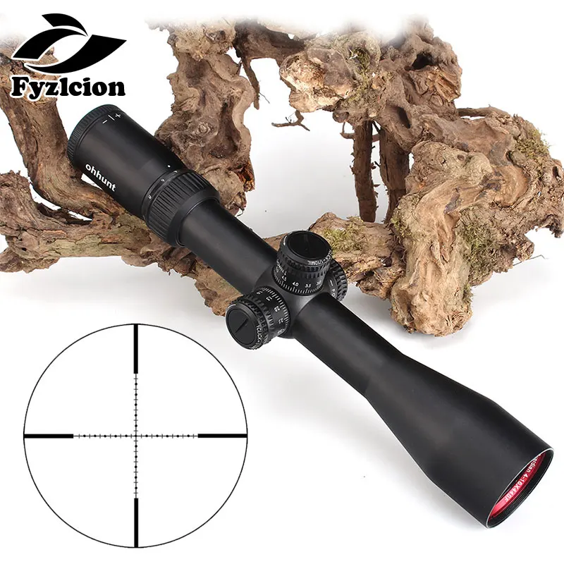 

Huting Rifle Scope Guardian 4-16X44 SF Tactical Optical Sight Wire Reticle 1/2 Half Mil Dot with Side Parallax Adjustment