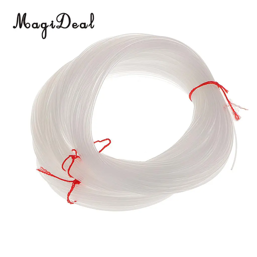 MagiDeal 100 Meters Clear Nylon String Thread 1mm Dia. Fishing Line for Boat/Cast Fishing with the Thick Line Diameter -Clear