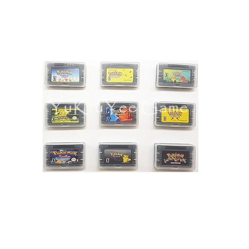 

PokemonSeries Ash's Quest Video Game Cartridge Console Card for 32 Bit Handheld Player Console System