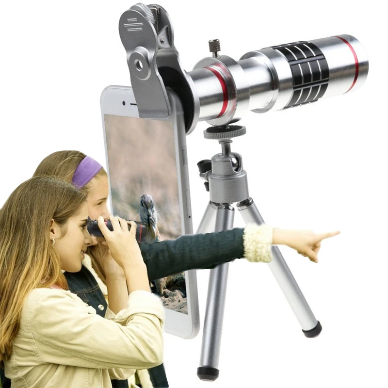 

Orsda HD 18x Zoom Optical Phone Camera Telescope Telephoto Lens With Clip & Tripod For iPhone Mobile Smartphone Optical Lenses