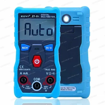 

ZOYI ZT-S1 Digital Multimeter Tester Autoranging True Rms Automotriz Mmultimetro With NCV DATA HOLD LCD Backlight Display