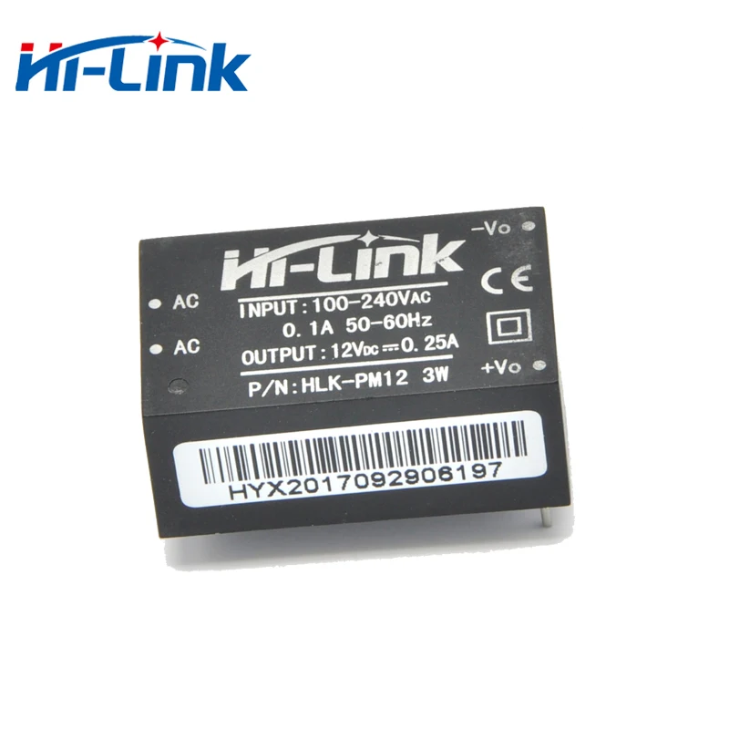 

Ac dc 220V to 12v 3w power supply module ,Hi-Link original power module HLK-PM12